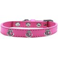 Pet Pal Silver Anchor Widget Dog CollarBright Pink Size 20 PE928506